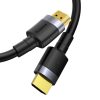 HDMI 2.0 4K 60 Hz 3D 18 Gbps 1 m kabelis - melns