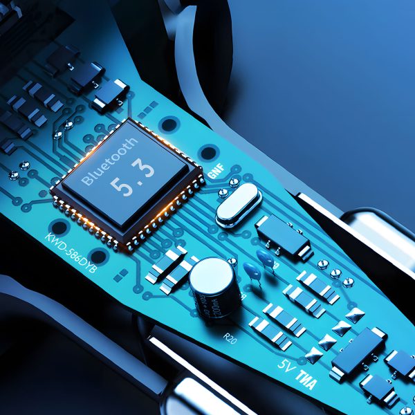 R2PRO+ automašīnas raidītājs ar PD 25W uzlādes portiem Bluetooth 5.3 RGB - melns un sudrabs