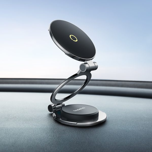 MagPro II automašīnas tālruņa turētājs ar MagSafe tehnoloģiju instrumentu panelim - melns