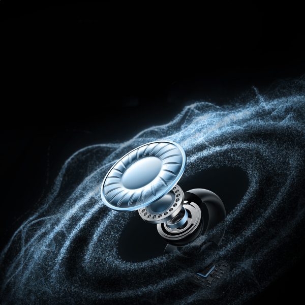 HiTune S3 AI ENC TWS bezvadu austiņas — melnas