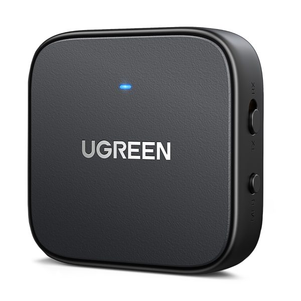 Bluetooth 5.2 TX RX mini ligzda USB-C RCA audio raidītājs-uztvērējs - melns