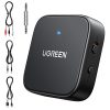 Bluetooth 5.2 TX RX mini ligzda USB-C RCA audio raidītājs-uztvērējs - melns