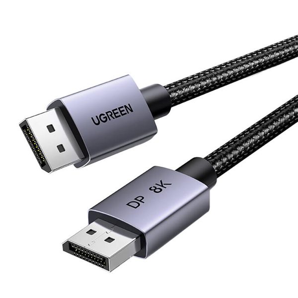 DisplayPort 1.4 kabelis 1 m - melns