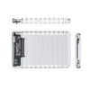 2139U3-V1 2,5 collu cietā diska / SSD korpuss ar USB Micro-B 5 Gb/s pieslēgvietu - caurspīdīgs