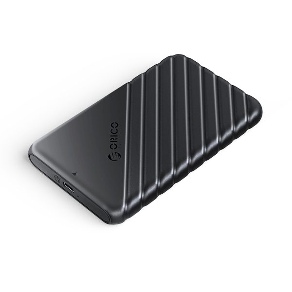 25PW1C-C3 2,5 collu cietā diska / SSD korpuss USB-C 6Gb/s - melns