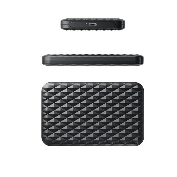 2520C3-V1 2,5 collu cietā diska / SSD korpuss USB-C 5 Gb/s - melns