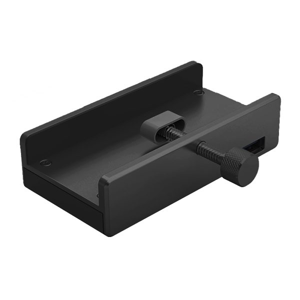 MH4PU centrmezgla sadalītājs monitora galda skavai 4x USB-A - melns