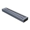 BT2U3-16AB centrmezgls ar 16x USB-A slēdžiem - pelēks