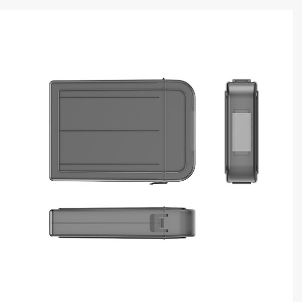 PPH-35 aizsargvāciņš 3,5 collu cietajam diskam - daļēji caurspīdīgs, pelēks