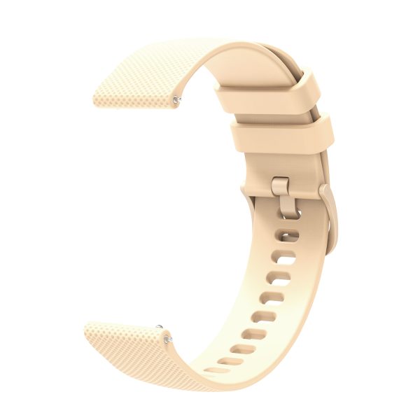 Silikona siksniņa Huawei Watch GT2/GT3 42 mm viedpulkstenim - bēša