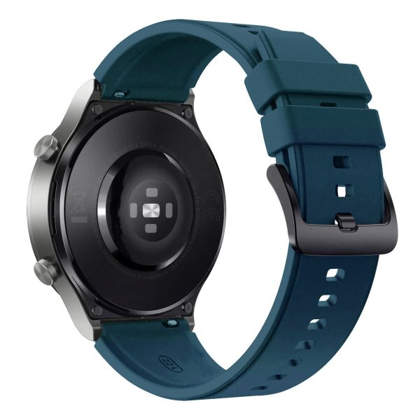 Silikona siksniņa Huawei Watch GT 2/3/4/2 Pro/3 Pro/4 Pro/GT 2e 46mm - tumši zaļa