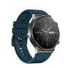 Silikona siksniņa Huawei Watch GT 2/3/4/2 Pro/3 Pro/4 Pro/GT 2e 46mm - tumši zaļa