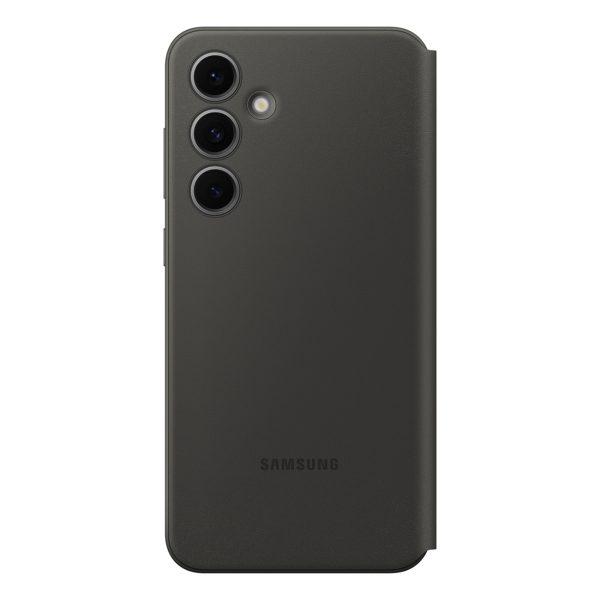 1027821-2-etui-z-klapka-samsung-smart-view-wallet-do-samsung-samsung-hurtownia-dropshipping.jpg Samsung Smart View maciņš ar atloku, Samsung Galaxy S24 FE, melns
