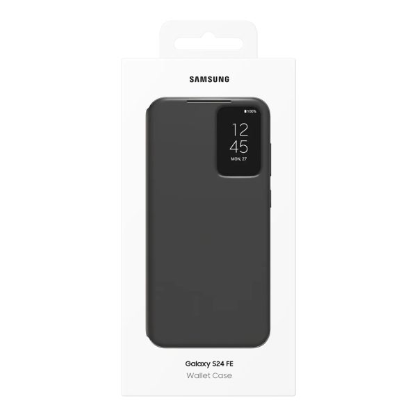 1027821-5-etui-z-klapka-samsung-smart-view-wallet-do-samsung-samsung-hurtownia-dropshipping.jpg Samsung Smart View maciņš ar atloku, Samsung Galaxy S24 FE, melns