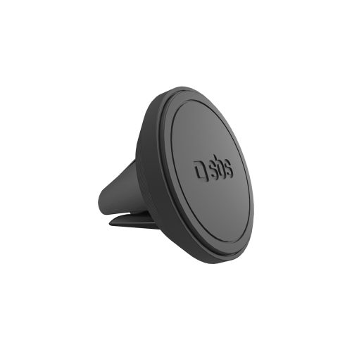 Magnētiskais automašīnas turētājs viedtālruņiem, diametrs 40 mm, ventilācijas atverei - melns