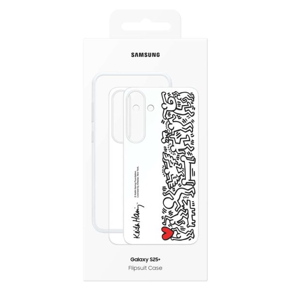 Samsung Flipsuit maciņš Samsung Galaxy S25 tālrunim - balts