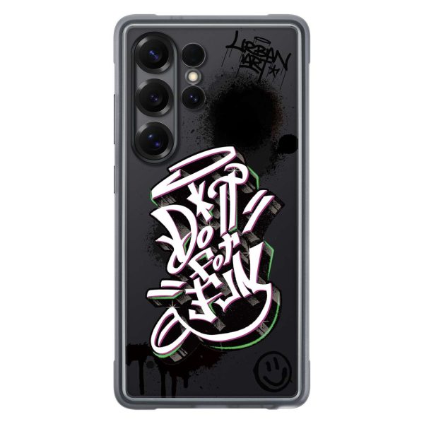 Samsung Flipsuit Case izturīgs silikona maciņš priekš Samsung Galaxy S25 Ultra - melns