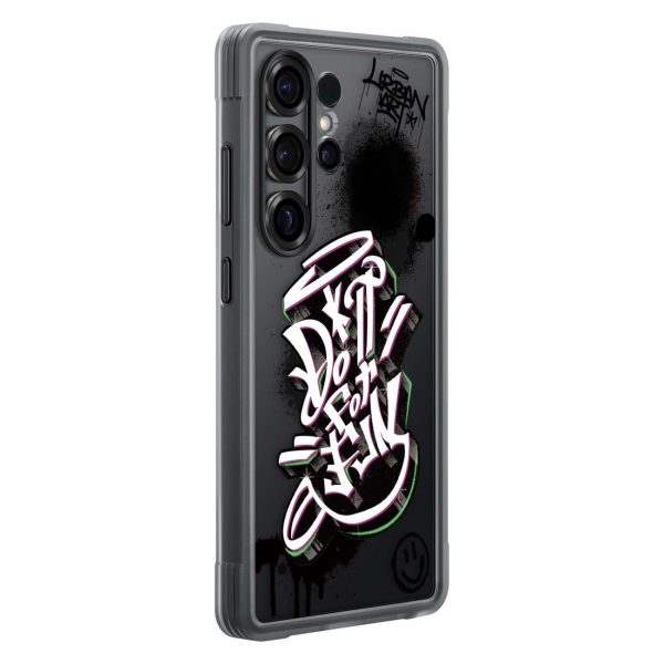 Samsung Flipsuit Case izturīgs silikona maciņš priekš Samsung Galaxy S25 Ultra - melns