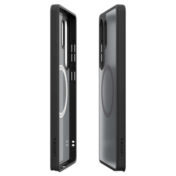 Spigen Capella MagFit silikona maciņš priekš Samsung Galaxy S25 Ultra - melns