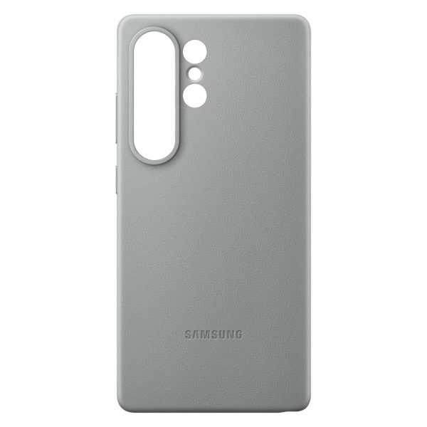 1027940-4-etui-plecki-z-ekoskory-samsung-kindsuit-case-do-sa-samsung-hurtownia-dropshipping.jpg Samsung KindSuit maciņš Samsung Galaxy S25 Ultra tālrunim - pelēks