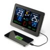 1027984-4-stacja-pogody-hama-premium-z-kolorowym-wyswietlacz-hama-hurtownia-dropshipping.jpg Hama Premium meteoroloģiskā stacija ar krāsainu USB displeju - melna