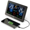 1027984-6-stacja-pogody-hama-premium-z-kolorowym-wyswietlacz-hama-hurtownia-dropshipping.jpg Hama Premium meteoroloģiskā stacija ar krāsainu USB displeju - melna