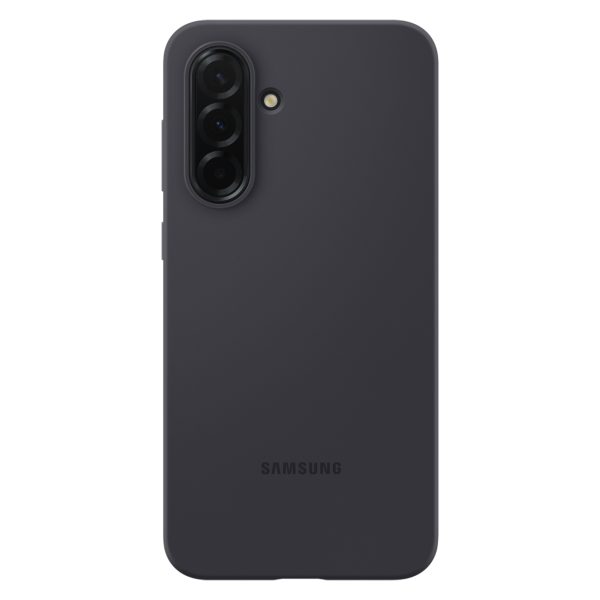 Samsung silikona maciņš priekš Samsung Galaxy A36 5G - melns