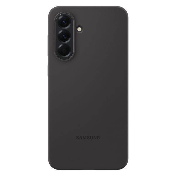 Samsung silikona maciņš priekš Samsung Galaxy A56 5G - melns