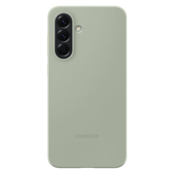1027999-1-etui-silikonowe-samsung-silicone-case-na-samsung-g-samsung-hurtownia-dropshipping.jpg Samsung silikona maciņš Samsung Galaxy A56 5G tālrunim - zaļš