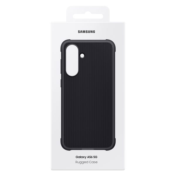 Samsung izturīgs silikona maciņš Samsung Galaxy A56 5G tālrunim - melns