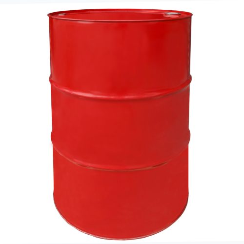 Tērauda metāla muca TH 216,5L ar rievām, 3/4 un 2 aizbāžņiem vākā - RED MIX