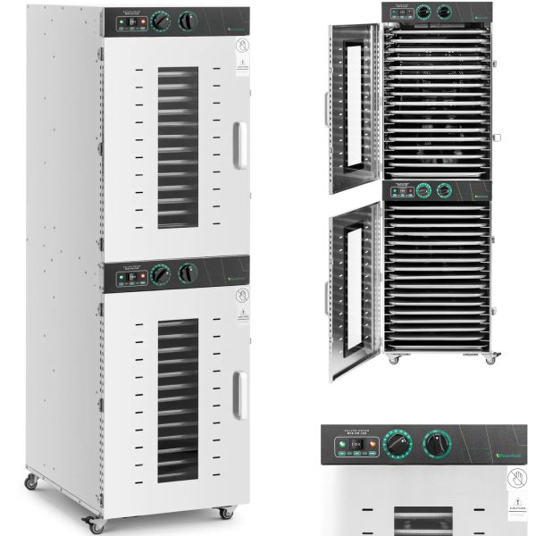 Bišu ziedputekšņu žāvētājs, 32 plaukti, 30-70C, 216 l, 3150 W