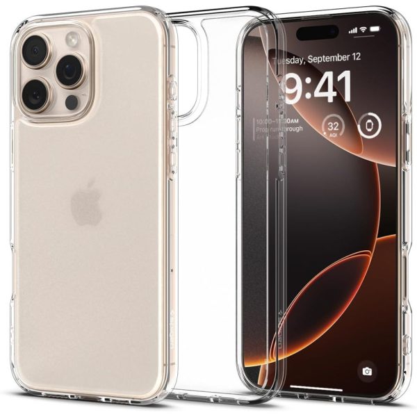 iPhone 16 Pro Max Ultra Hybrid vāciņš - caurspīdīgs