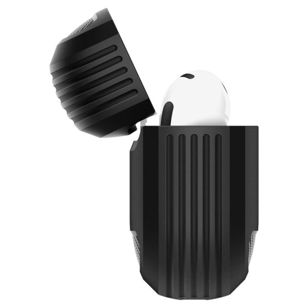 AirPods 4 izturīgs bruņu maciņš - melns