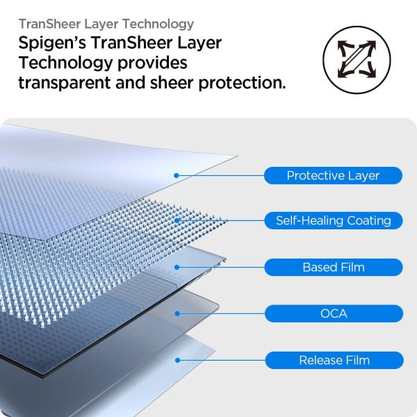 Hibrīda stikls Apple Watch 10 46 mm caurspīdīgs - 2 gab.