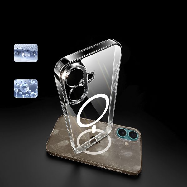 1028355-8-etui-case-na-iphone-16-classy-clear-magnetic-z-mag-ugreen-hurtownia-dropshipping.jpg iPhone 16 elegants, caurspīdīgs magnētiskais maciņš ar MagSafe aizsargplēvi — caurspīdīgs