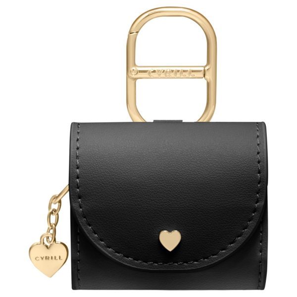 AirPods 4 Cyrill Mini maciņš-vāciņš - melns