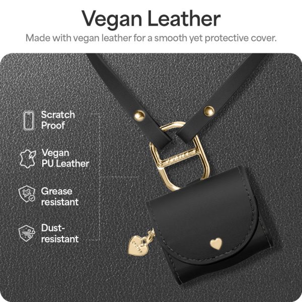 AirPods 4 Cyrill Mini maciņš-vāciņš - melns