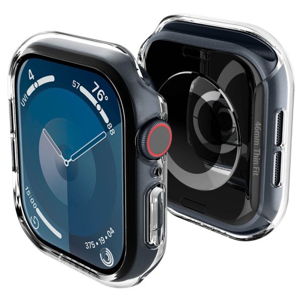 Plāns, piemērots maciņš Apple Watch 10 46 mm - caurspīdīgs