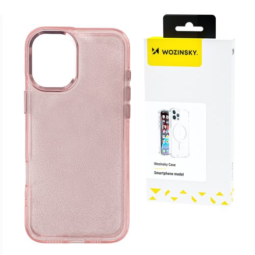 Aizsargvāciņš Samsung Galaxy S24 FE Glitter Case - rozā ar mirdzumiem