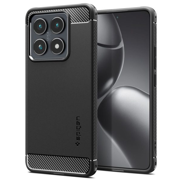 Xiaomi 14T Pro izturīgs bruņu maciņš - matēti melns