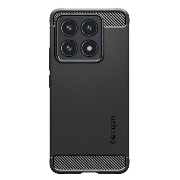 Xiaomi 14T Pro izturīgs bruņu maciņš - matēti melns