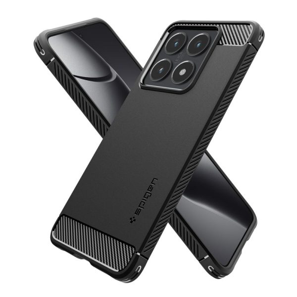 Xiaomi 14T Pro izturīgs bruņu maciņš - matēti melns