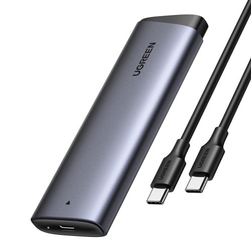 1028467-1-obudowa-na-dysk-m-2-nvme-pcie-ssd-srebrna-ugreen-hurtownia-dropshipping.jpg M.2 NVMe PCIe SSD korpuss - sudrabs