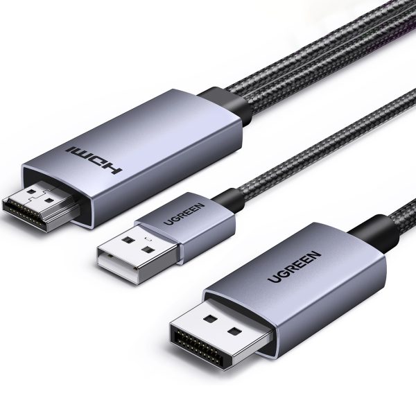 1028469-1-kabel-kierunkowy-hdmi-displayport-4k-60hz-2m-s-ugreen-hurtownia-dropshipping.jpg HDMI - DisplayPort 4K 60Hz virziena kabelis 2m - pelēks