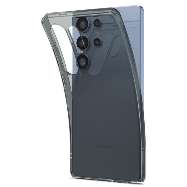 Samsung Galaxy S25 Ultra šķidro kristālu maciņš - daļēji caurspīdīgs