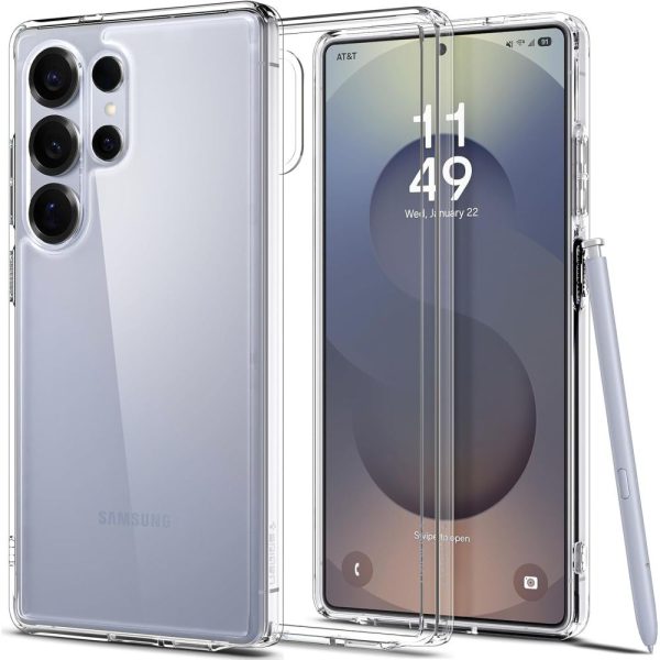 Ultra Hybrid vāciņš Samsung Galaxy S25 Ultra tālrunim - caurspīdīgs