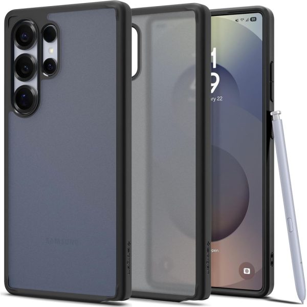 Ultra Hybrid maciņš Samsung Galaxy S25 Ultra tālrunim - melns