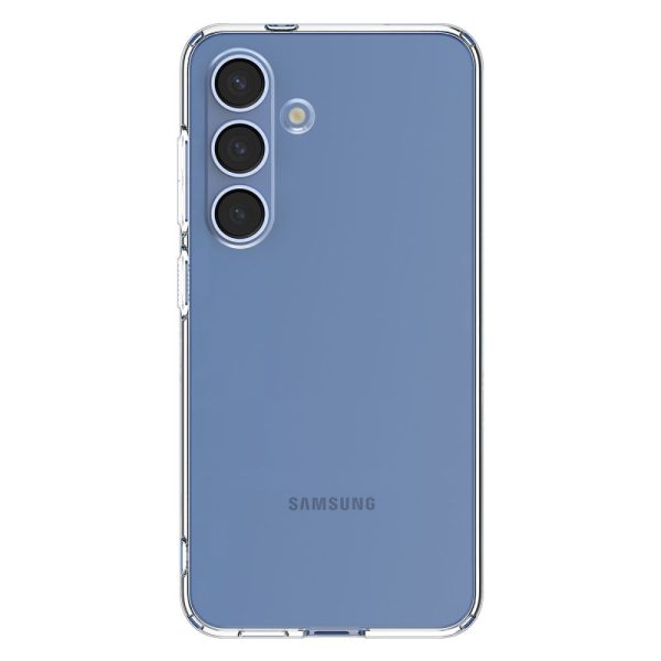 Samsung Galaxy S25+ šķidro kristālu maciņš - caurspīdīgs