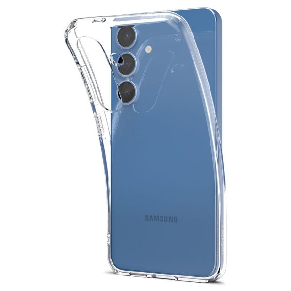 Samsung Galaxy S25+ šķidro kristālu maciņš - caurspīdīgs